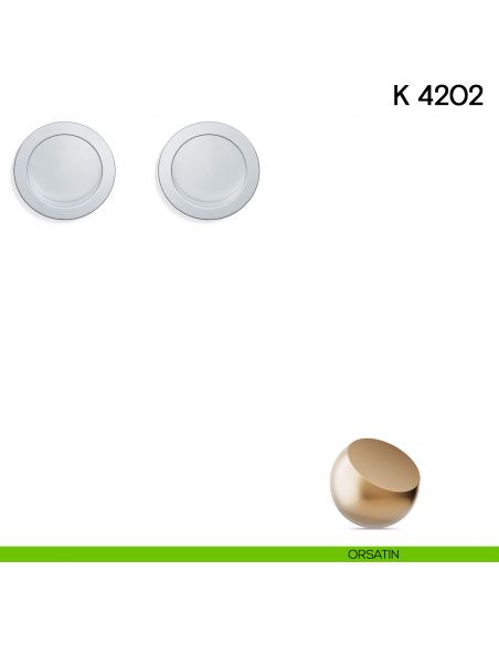 Maniglia per porta scorrevole K 4202 Valli collezione Lab senza serratura orsatin