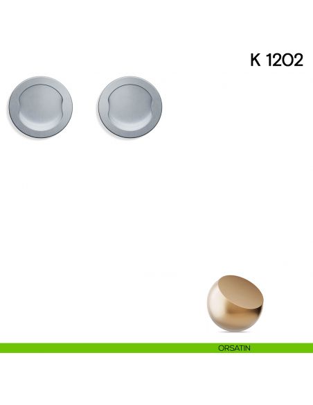 Maniglia per porta scorrevole K 1202 Valli collezione Lab senza serratura orsatin