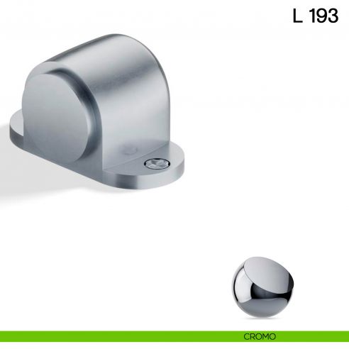 Fermaporta magnetico L 193 Valli collezione Lab cromo