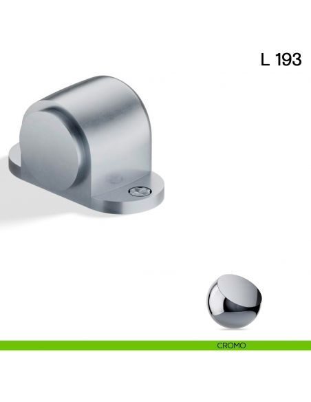 Fermaporta magnetico L 193 Valli collezione Lab cromo