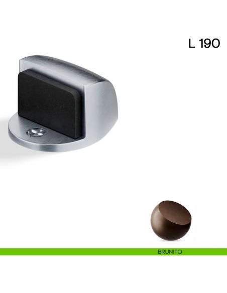 Fermaporta L 190 Valli collezione Lab brunito