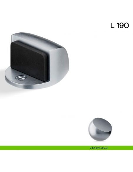 Fermaporta L 190 Valli collezione Lab cromosat