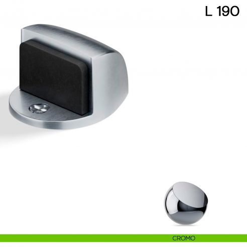 Fermaporta L 190 Valli collezione Lab cromo