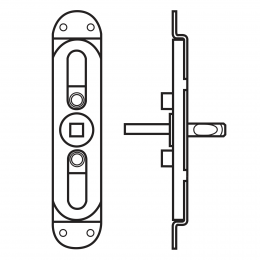 Movimento gratz/7 per maniglia finestra cremonese X 0606 Valli
