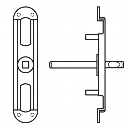 Movimento MP/7 per maniglia finestra cremonese X 0610 Valli
