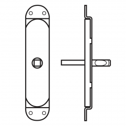 Movimento martellina per maniglia finestra cremonese X 0607 Valli