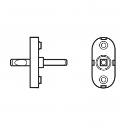 Movimento 4 scatti per maniglia finestra X 0601 Valli