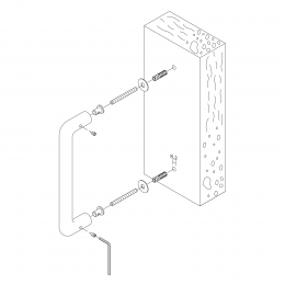 Kit fissaggio maniglioni Valli X 0531