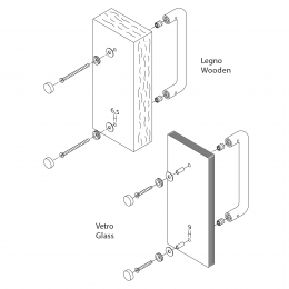 Kit fissaggio maniglioni Valli X 0530