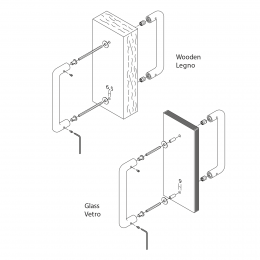 Kit fissaggio maniglioni Valli X 0528