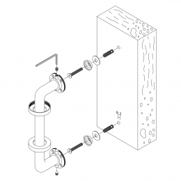 Kit fissaggio maniglioni Valli X 0526