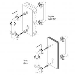 Kit fissaggio maniglioni Valli X 0523