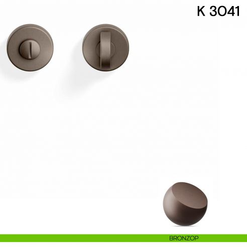 Nottolino per porta K 3041 Valli collezione Fusital bronzop