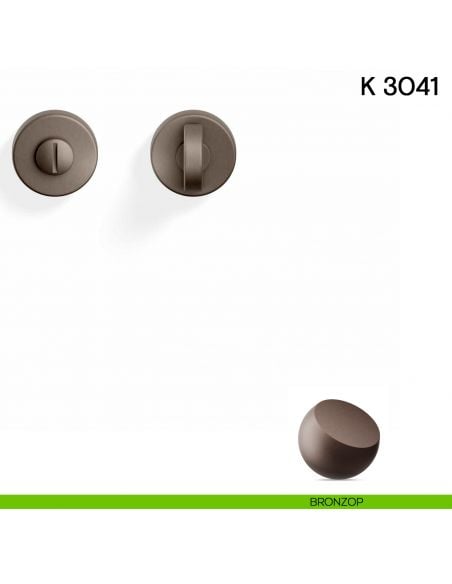 Nottolino per porta K 3041 Valli collezione Fusital bronzop