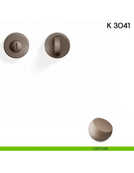 Nottolino per porta K 3041 Valli collezione Fusital tortora