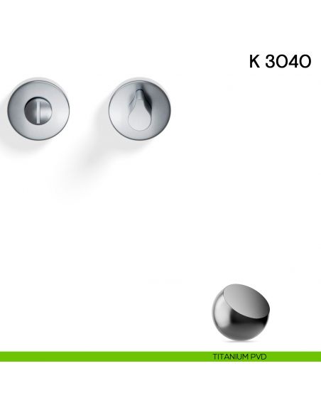 Nottolino per porta K 3040 Valli collezione Fusital titanium pvd