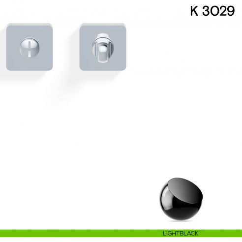 Nottolino per porta K 3029 Valli collezione Lab lightblack