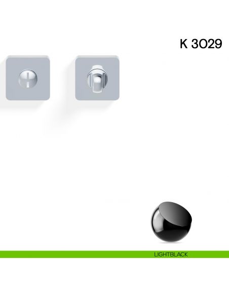 Nottolino per porta K 3029 Valli collezione Lab lightblack