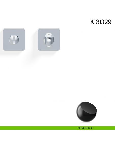 Nottolino per porta K 3029 Valli collezione Lab neropaco