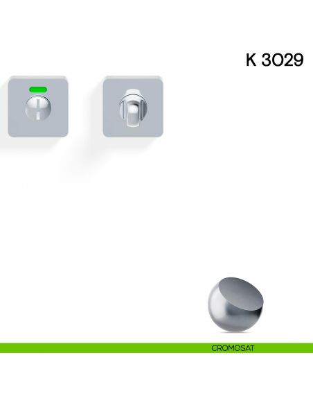 Nottolino per porta K 3029 RS Valli collezione Lab libero/occupato cromosat