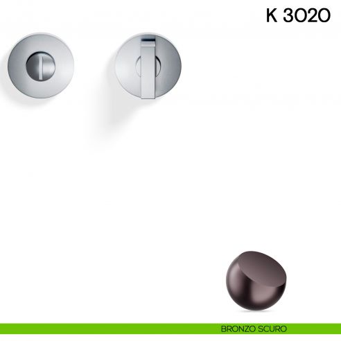 Nottolino per porta K 3020 RB T Valli collezione Lab bronzo scuro