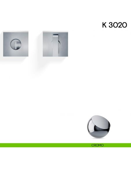 Nottolino per porta K 3020 Valli collezione Lab cromo