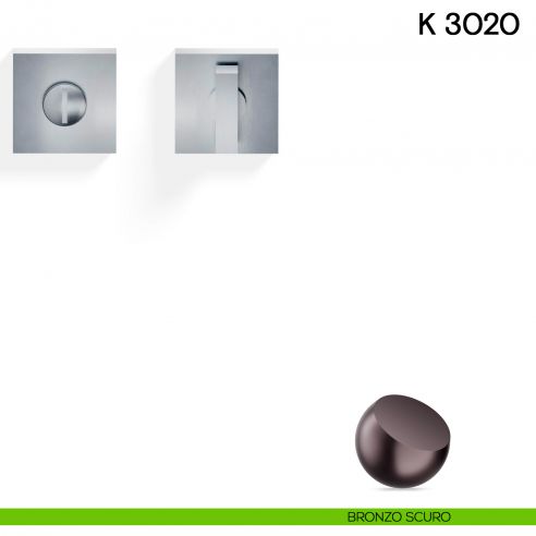Nottolino per porta K 3020 Valli collezione Lab bronzo scuro
