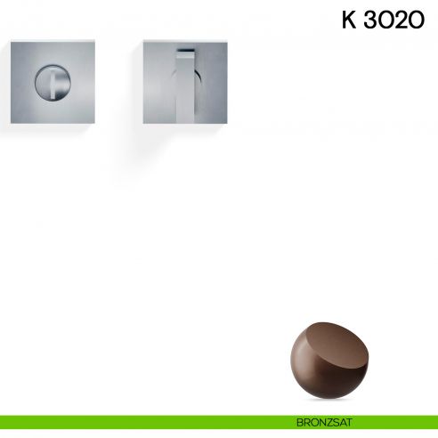 Nottolino per porta K 3020 RB Valli collezione Lab con rosetta fine bronzsat