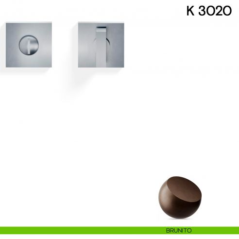 Nottolino per porta K 3020 RB Valli collezione Lab con rosetta fine brunito