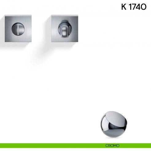 Nottolino per porta K 1740 R Valli collezione Lab cromo