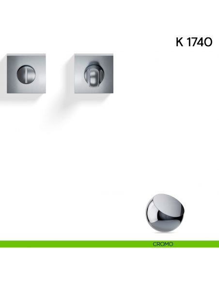 Nottolino per porta K 1740 R Valli collezione Lab cromo