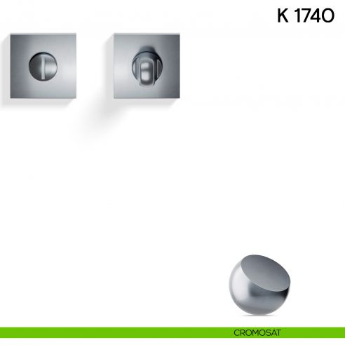 Nottolino per porta K 1740 RB Valli collezione Lab con rosetta fine cromosat