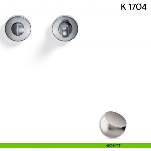 Nottolino per porta K 1704 R Valli collezione Lab 45 mm nikmatt