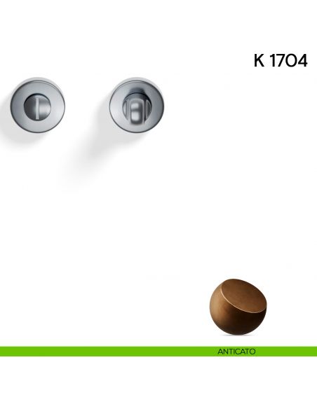 Nottolino per porta K 1704 R Valli collezione Lab 45 mm anticato