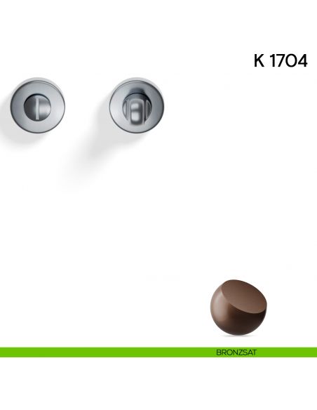 Nottolino per porta K 1704 R Valli collezione Lab 45 mm bronzsat