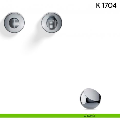 Nottolino per porta K 1704 R Valli collezione Lab 45 mm cromo