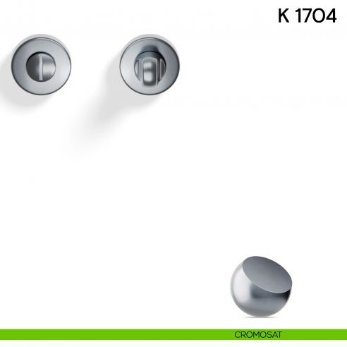 Nottolino per porta K 1704 R Valli collezione Lab 45 mm cromosat