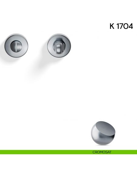 Nottolino per porta K 1704 R Valli collezione Lab 45 mm cromosat