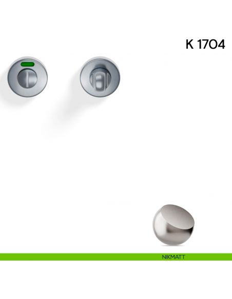 Nottolino per porta K 1704 RS Valli collezione Lab libero/occupato 45 mm nikmatt