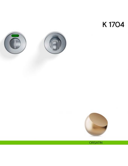 Nottolino per porta K 1704 RS Valli collezione Lab libero/occupato 45 mm orsatin