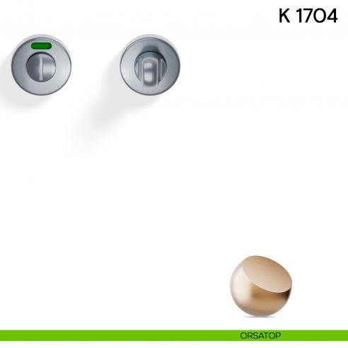 Nottolino per porta K 1704 RS Valli collezione Lab libero/occupato 45 mm orsatop