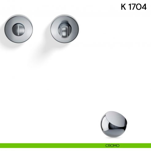 Nottolino per porta K 1704 R Valli collezione Lab 50 mm cromo