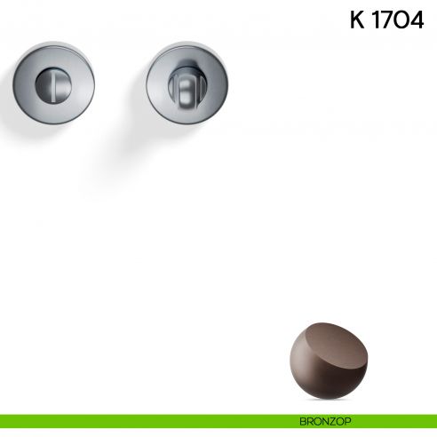 Nottolino per porta K 1704 R Valli collezione Lab 50 mm bronzop