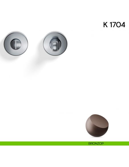 Nottolino per porta K 1704 R Valli collezione Lab 50 mm bronzop