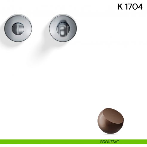 Nottolino per porta K 1704 R Valli collezione Lab 50 mm bronzsat