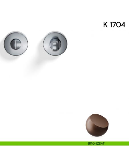 Nottolino per porta K 1704 R Valli collezione Lab 50 mm bronzsat