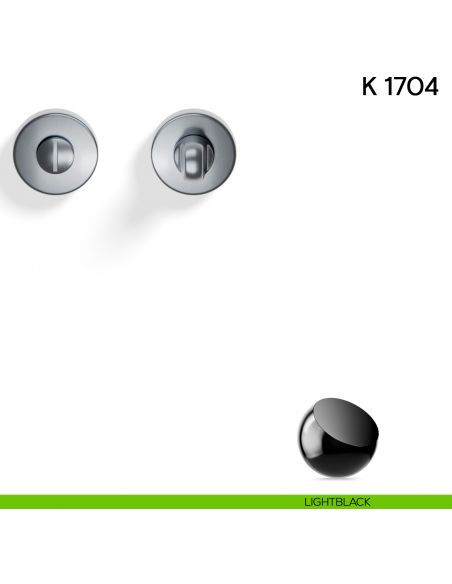 Nottolino per porta K 1704 R Valli collezione Lab 50 mm light black
