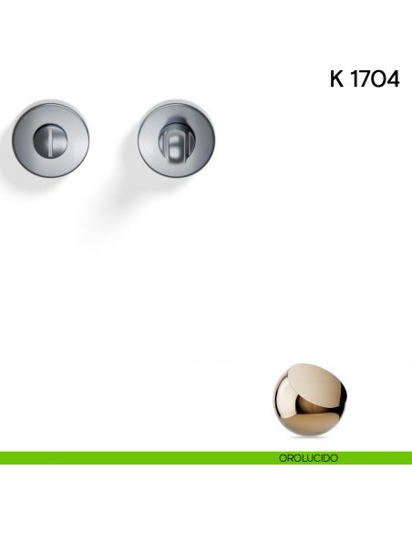 Nottolino per porta K 1704 R Valli collezione Lab 50 mm orolucido