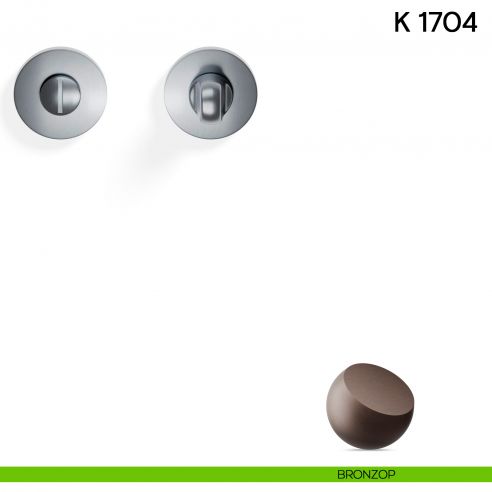 Nottolino per porta K 1704 RB Valli collezione Lab 50 mm con rosetta fine bronzop