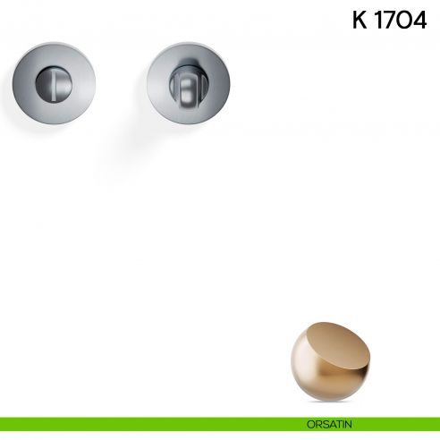Nottolino per porta K 1704 RB Valli collezione Lab 50 mm con rosetta fine orsatin